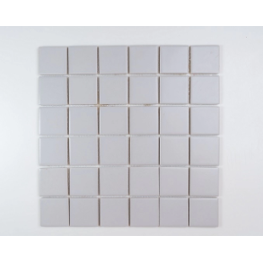 2X2 GREY SQUARE MATTE PORCELAIN MOSAIC - porcelain tile